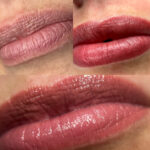 Subtle semi-permanent lip tint for a natural enhancement of lip color in Exeter