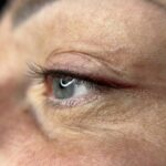 Semi-permanent eyeliner with a soft smokey lash line effect enhancing eyes in Exeter