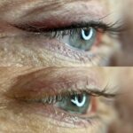 Semi-permanent subtle winged eyeliner for a natural yet defined look in Exeter, UK