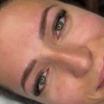 Hairstroke brow tattoo Devon – natural machine strokes for fuller brows